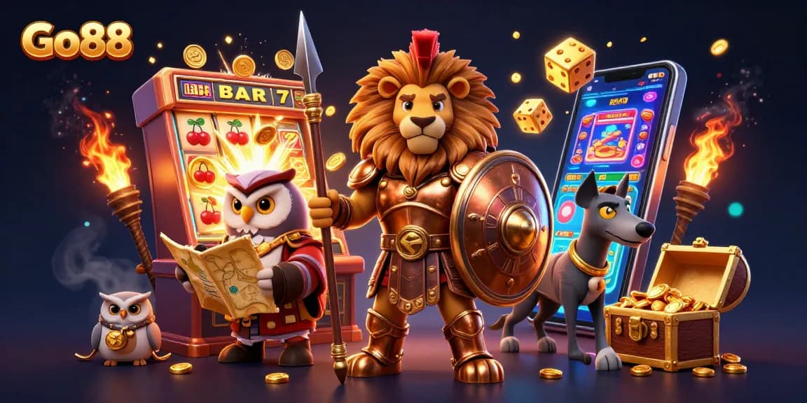 Experience thrilling wins at Go88 with dynamic slot machines bursting with treasures!