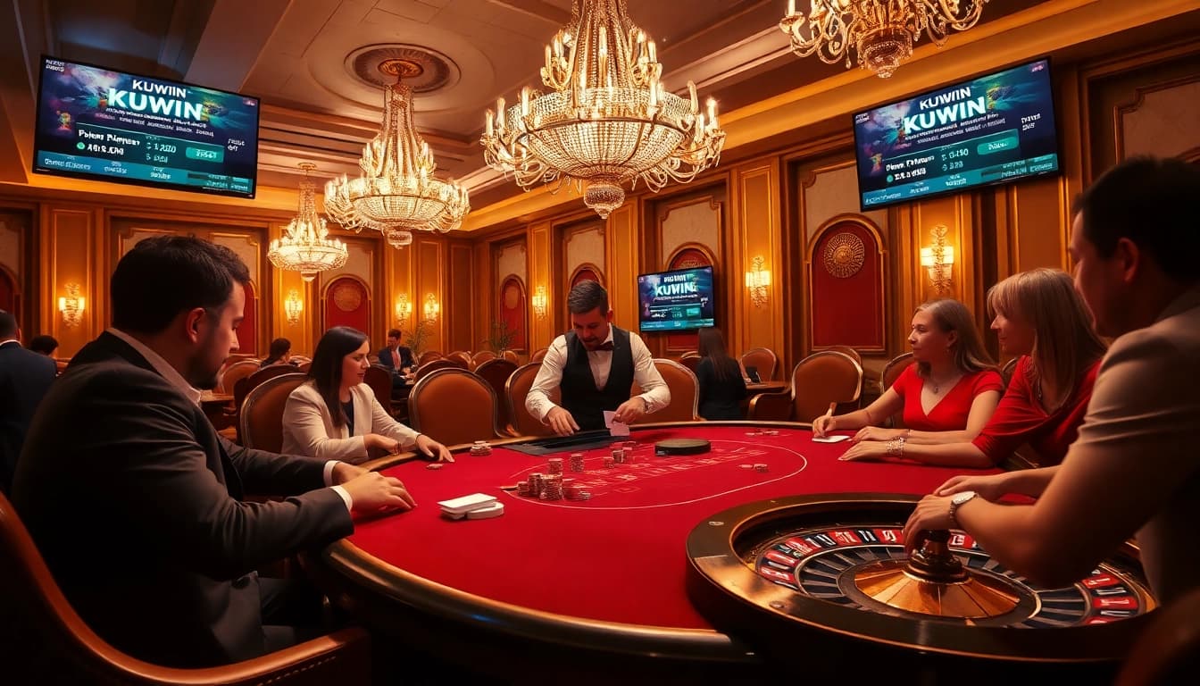 Experience thrilling gameplay at KUWIN, a top online casino with engaging poker action.