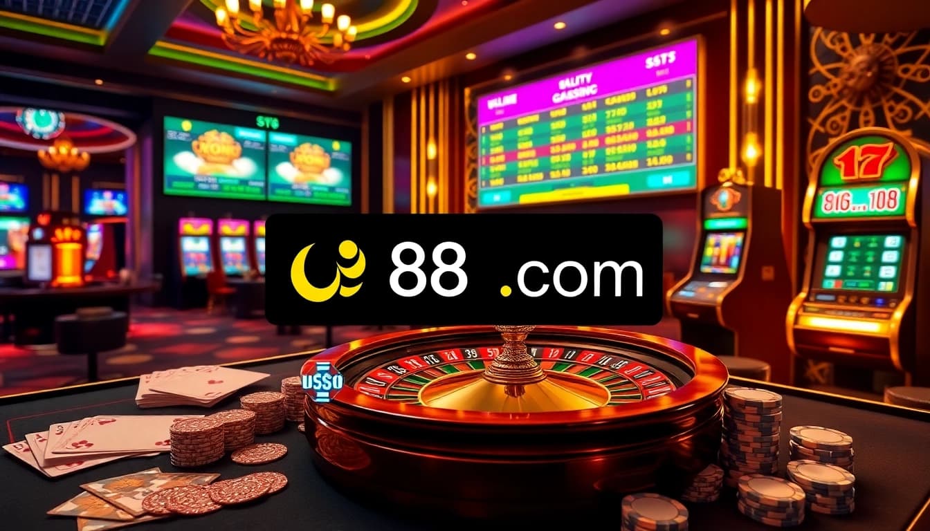 Engaging gameplay on uu88.com showcasing exciting slot machines and casino elements.