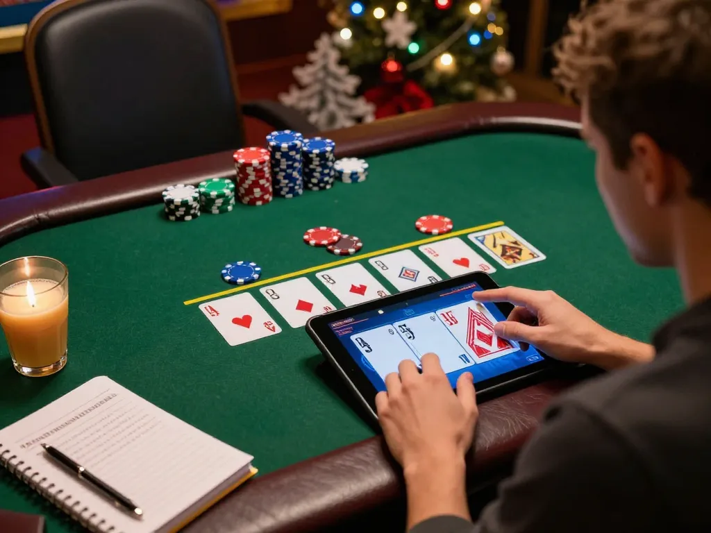 Player engaged in an intense GO8 online blackjack game, combining strategy with excitement for a thrilling experience.