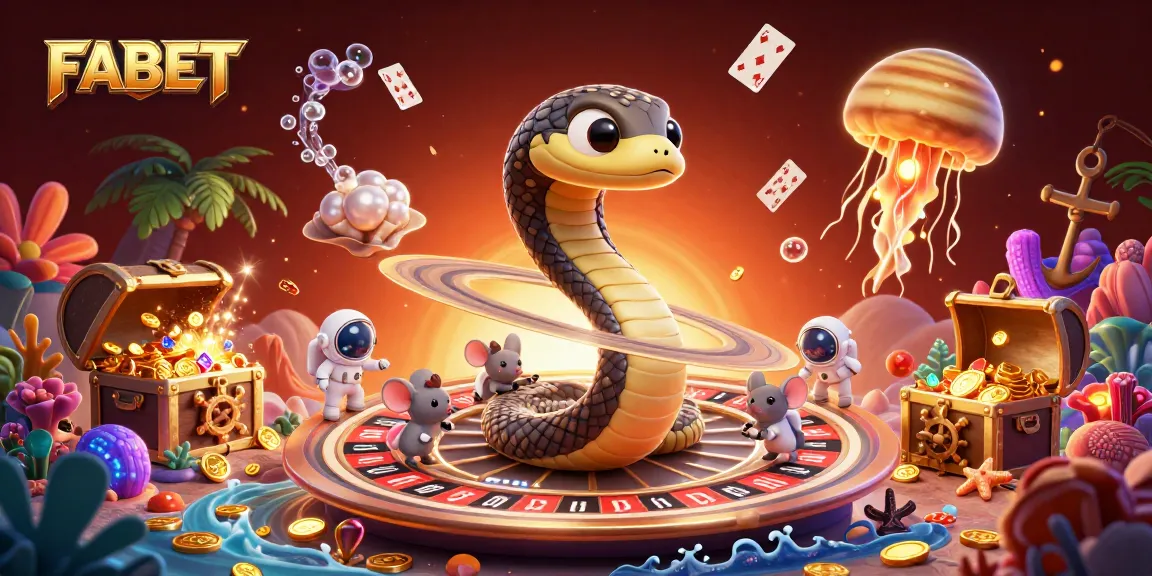 Place your bets with FABET as cartoon space creatures enjoy a casino-themed adventure.