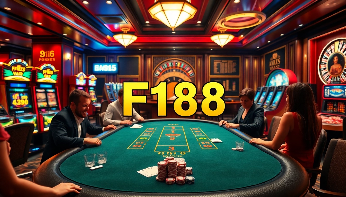 Experience thrilling gameplay at F168 with vibrant casino elements and exciting betting moments.