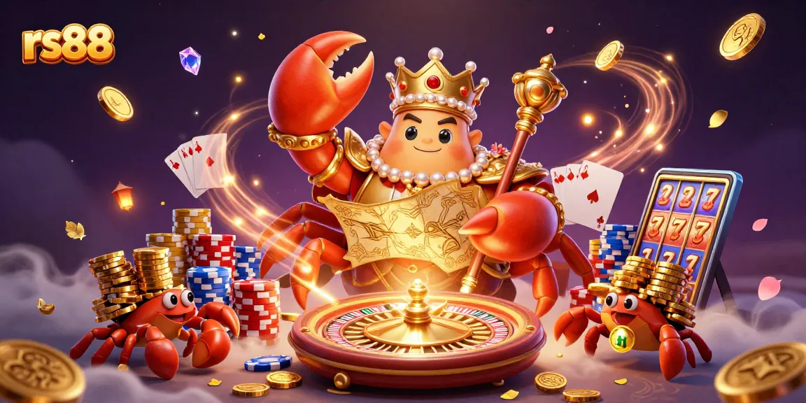 Experience rs88's exciting casino adventure with golden crab emperor and thrilling games.