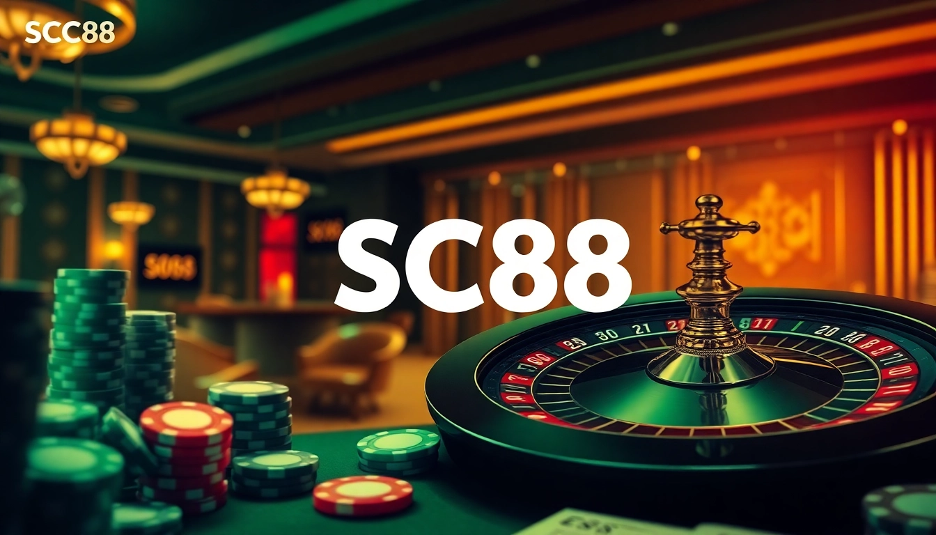 Engage with the dynamic interface on the homepage of SC88 for thrilling gambling opportunities.