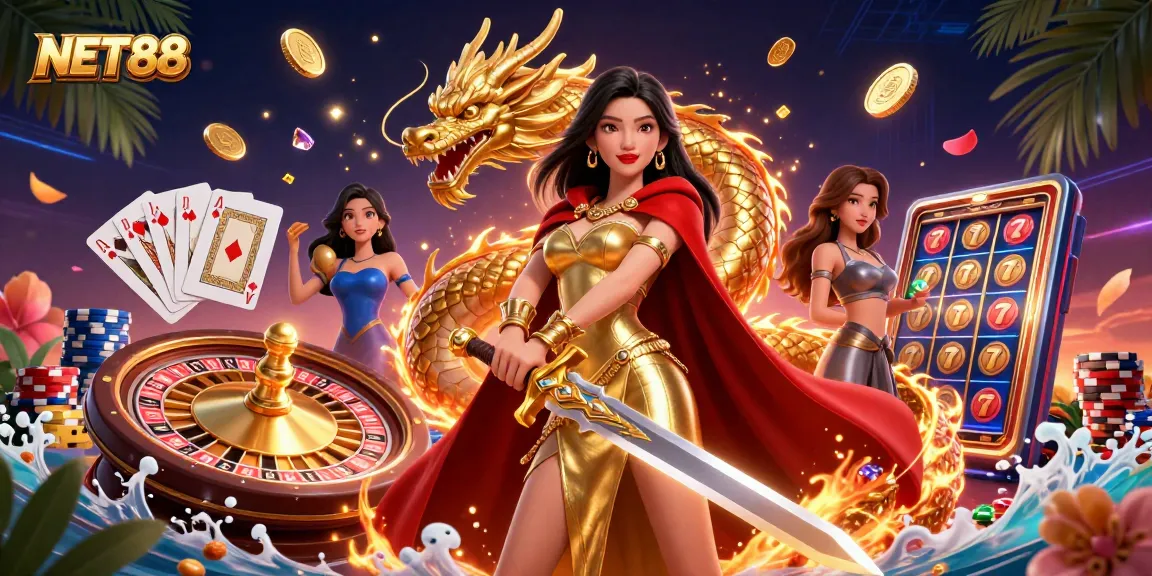 Experience thrilling gameplay at NET88 with stunning visuals and dynamic casino elements.