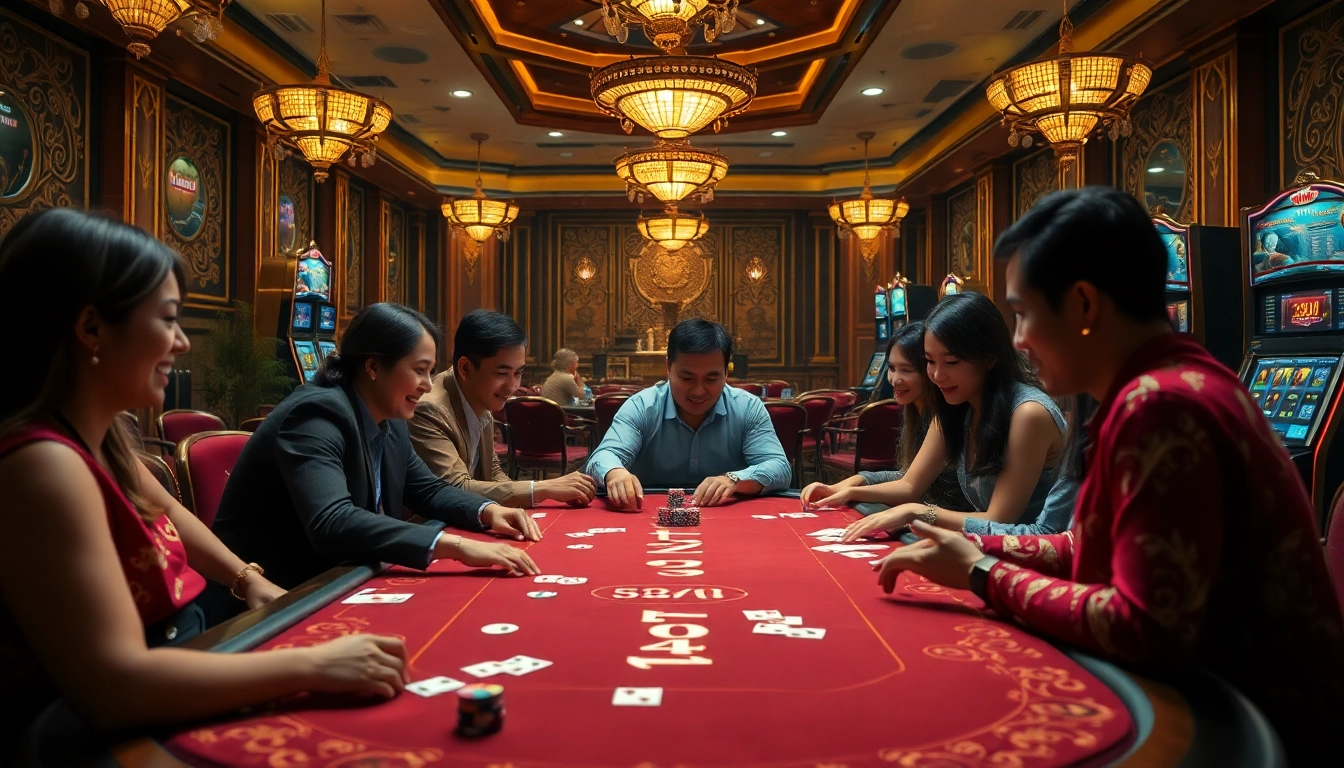 Experience the thrill of 68VIP with an upscale online casino atmosphere featuring players and games.
