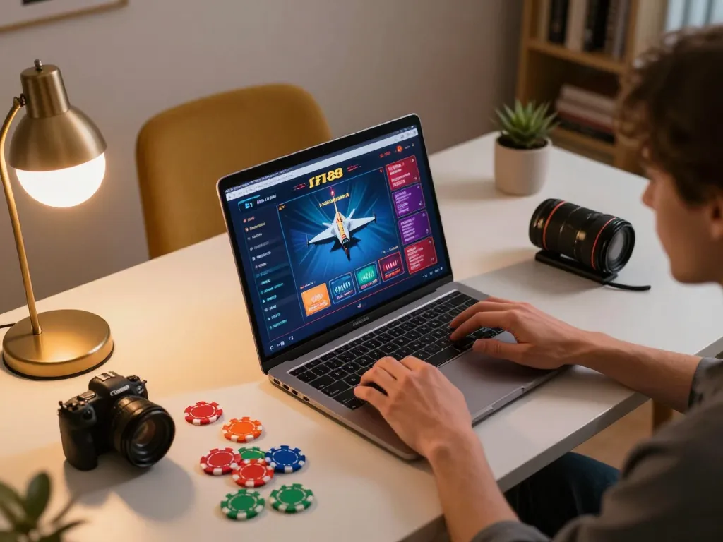 Engaging in online gaming on F168 platform with vibrant casino interface.