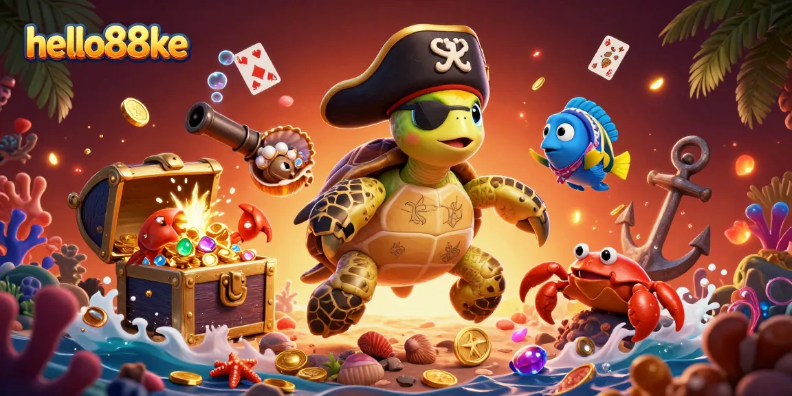 Experience exciting game action at hello88ke with vibrant cartoon creatures and sparkling treasures