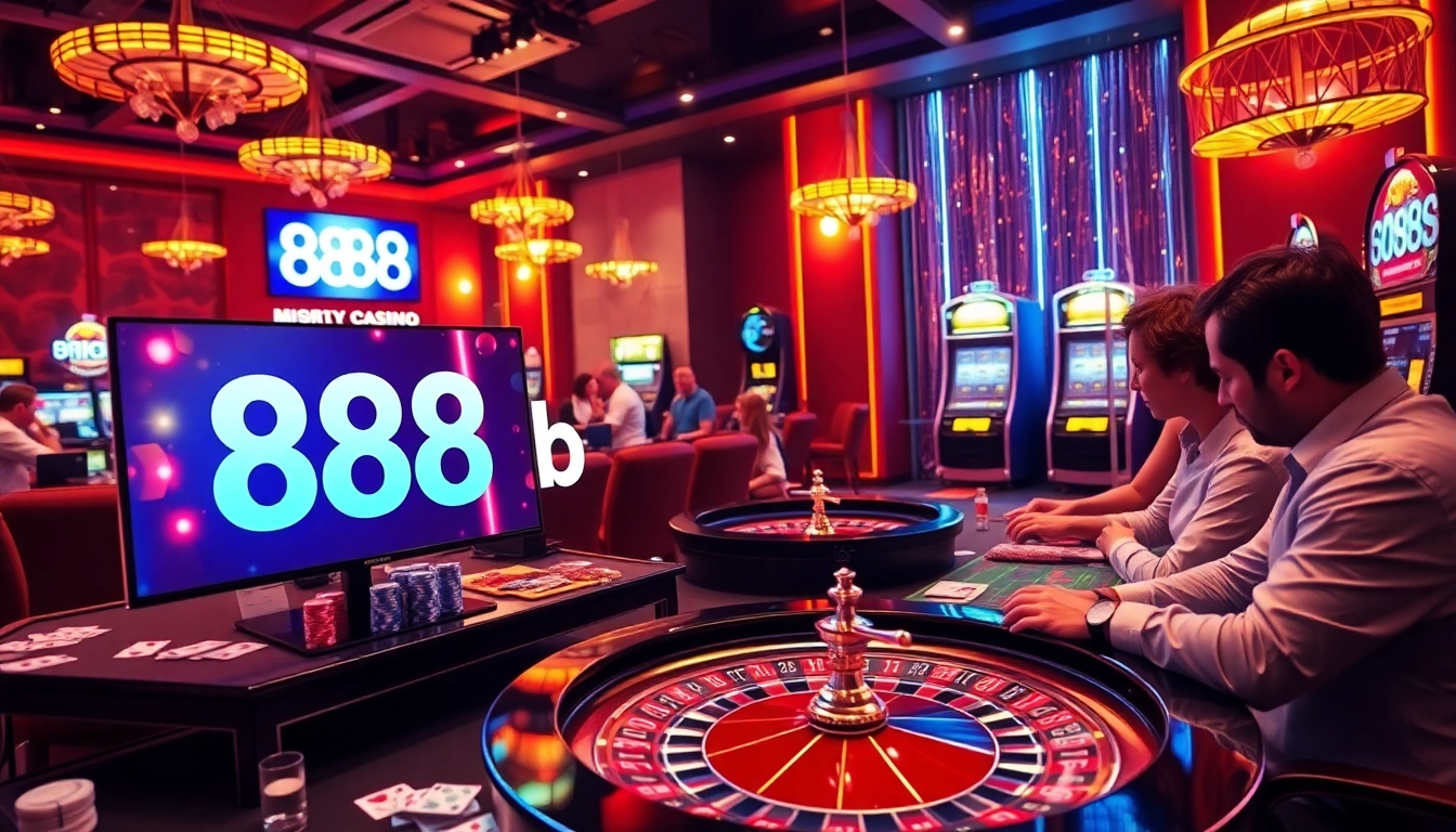 Experience the thrill of online gaming with 888b's virtual casino featuring vibrant tables and exciting wins.