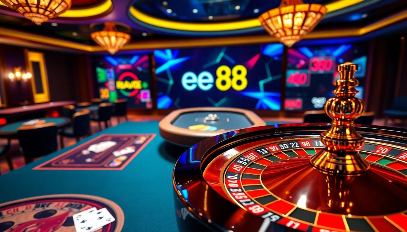 Experience the thrill of playing at ee 88 casino with vibrant tables and exciting games.