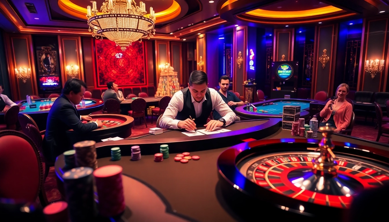 Experience thrilling wins at XIN88 with vibrant casino tables and exciting gameplay elements.