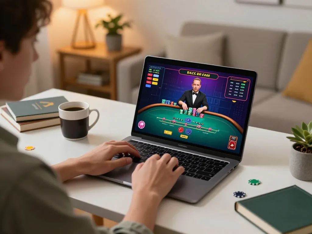 Player engaging in online Baccarat on alc88's platform, showcasing gameplay strategy and excitement.
