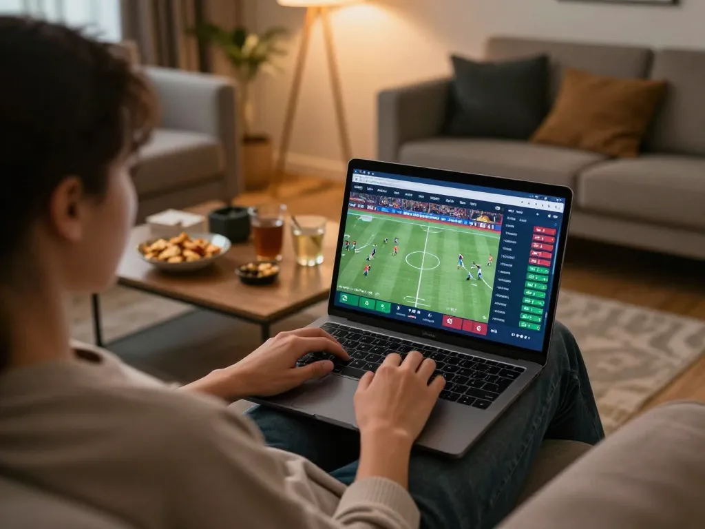 Engaging in sports betting at home using the mm88 reisen app for a dynamic gaming experience.