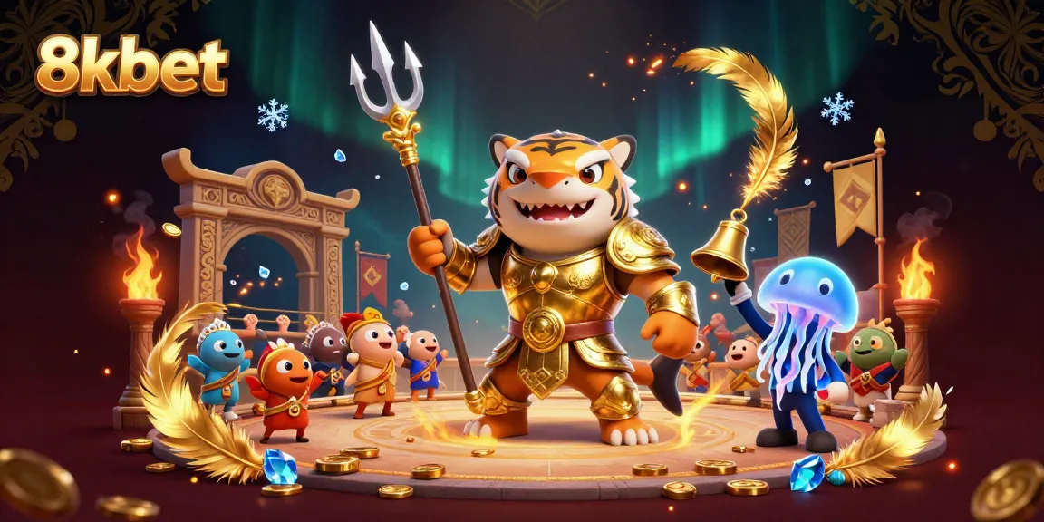 Experience thrilling games at 8xbet with energetic underwater scenes and vibrant casino elements.