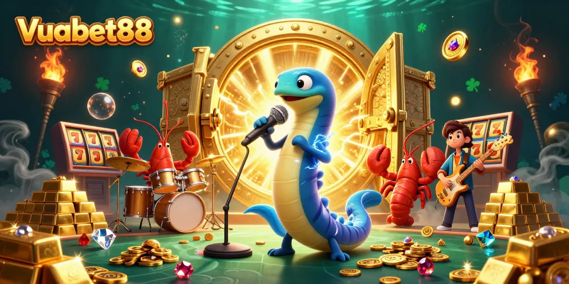 Experience thrilling fun at Vuabet88 with vibrant 3D casino characters and dazzling game elements.