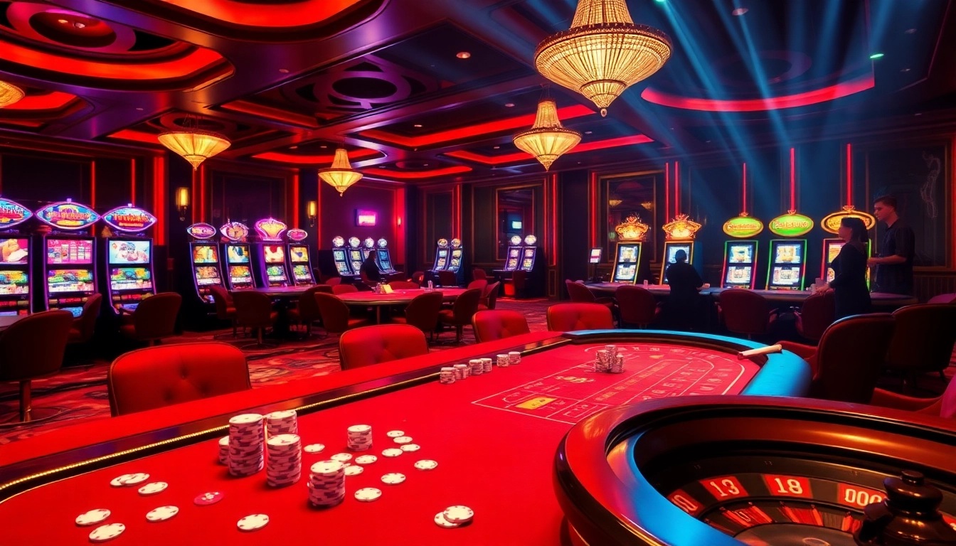 Experience the thrill of the Game LUCK8 with players at an exciting casino table.