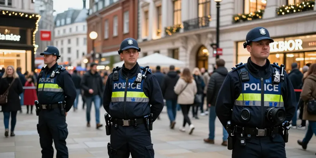Security Guards providing professional and reliable services at a community event in London.