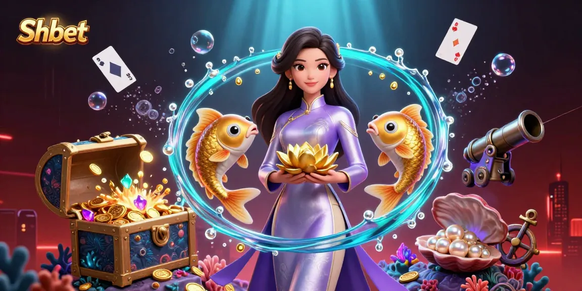 Experience thrilling gaming action with Shbet’s vibrant illustration showcasing casino-themed elements and a graceful Asian woman.