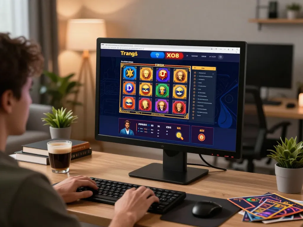 Engaging with Trang Chủ XO88 for an immersive online gaming experience at home.