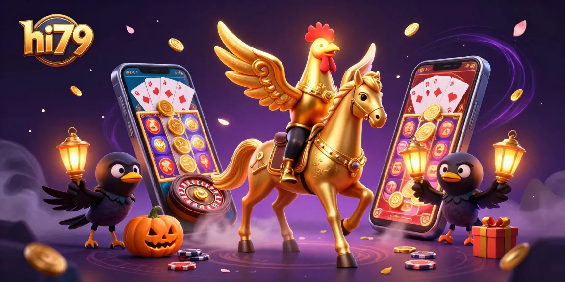 Experience thrilling gameplay at hi79 with an illuminated midnight casino atmosphere.