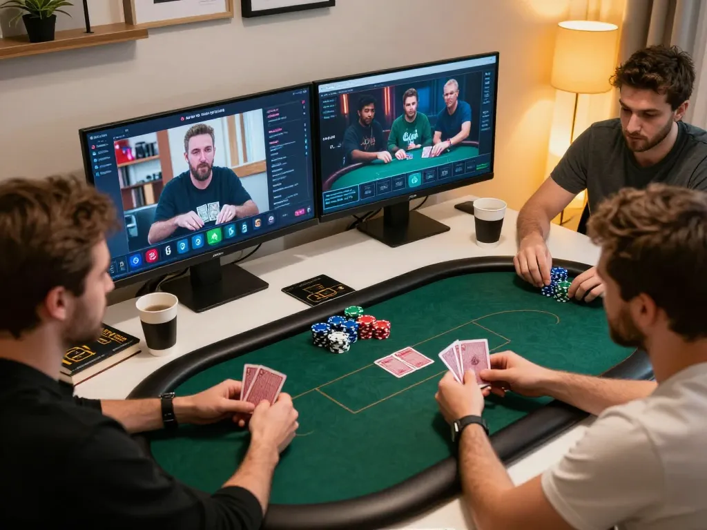 MM88 online poker action with players engaged in a virtual game, showcasing strategy and real-time excitement.