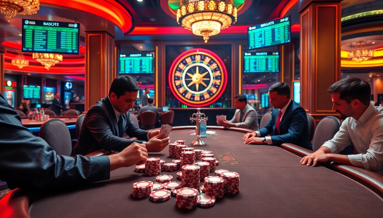 Experience electrifying gaming with high-stakes poker at https://rr9988.net/ featuring dealers and vibrant atmosphere.