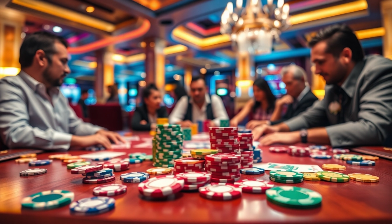 Experience excitement at https://rr88.gratis/ with an engaging poker game and vibrant casino atmosphere.