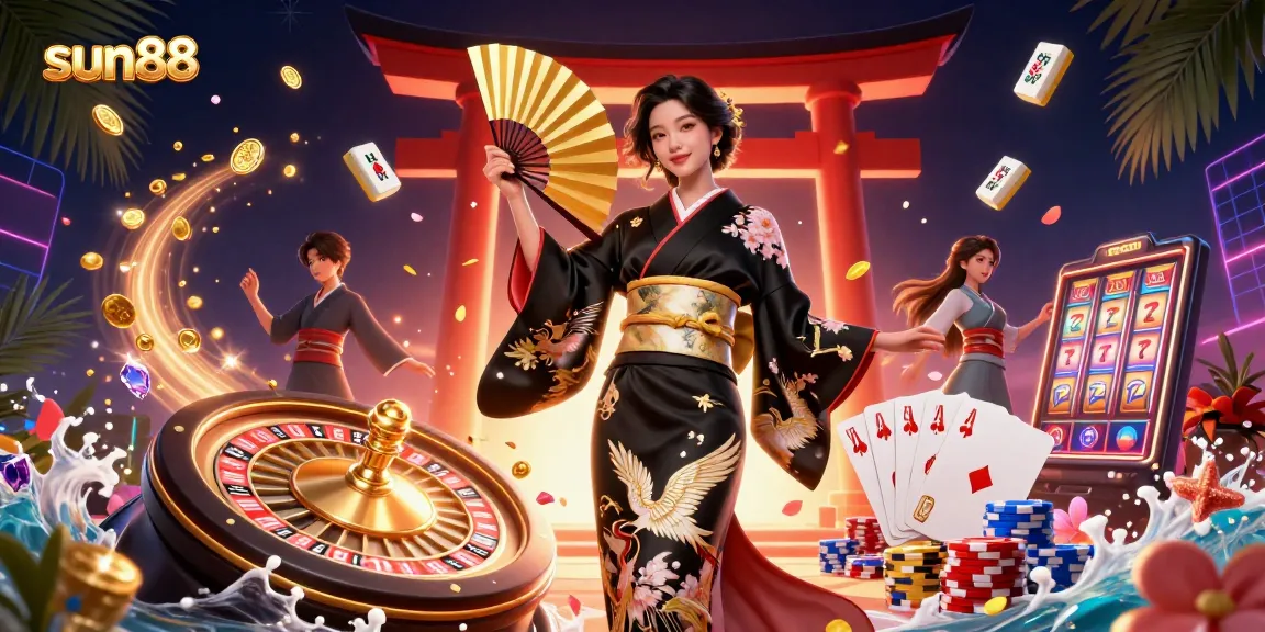 Play thrilling games on sun88 with vibrant 3D visuals and dynamic casino elements.