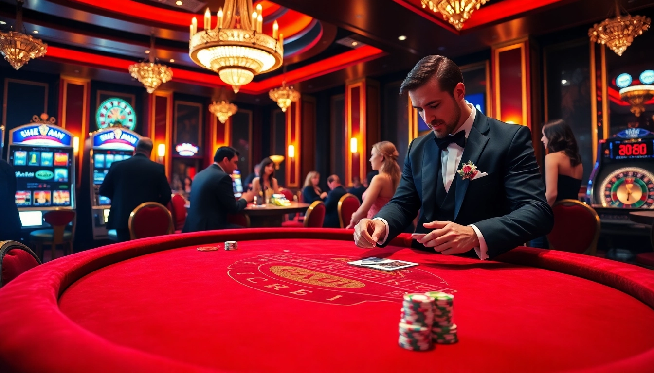 Experience the thrill of bóng đá lương sơn at a luxurious casino with exciting games and vibrant atmosphere.