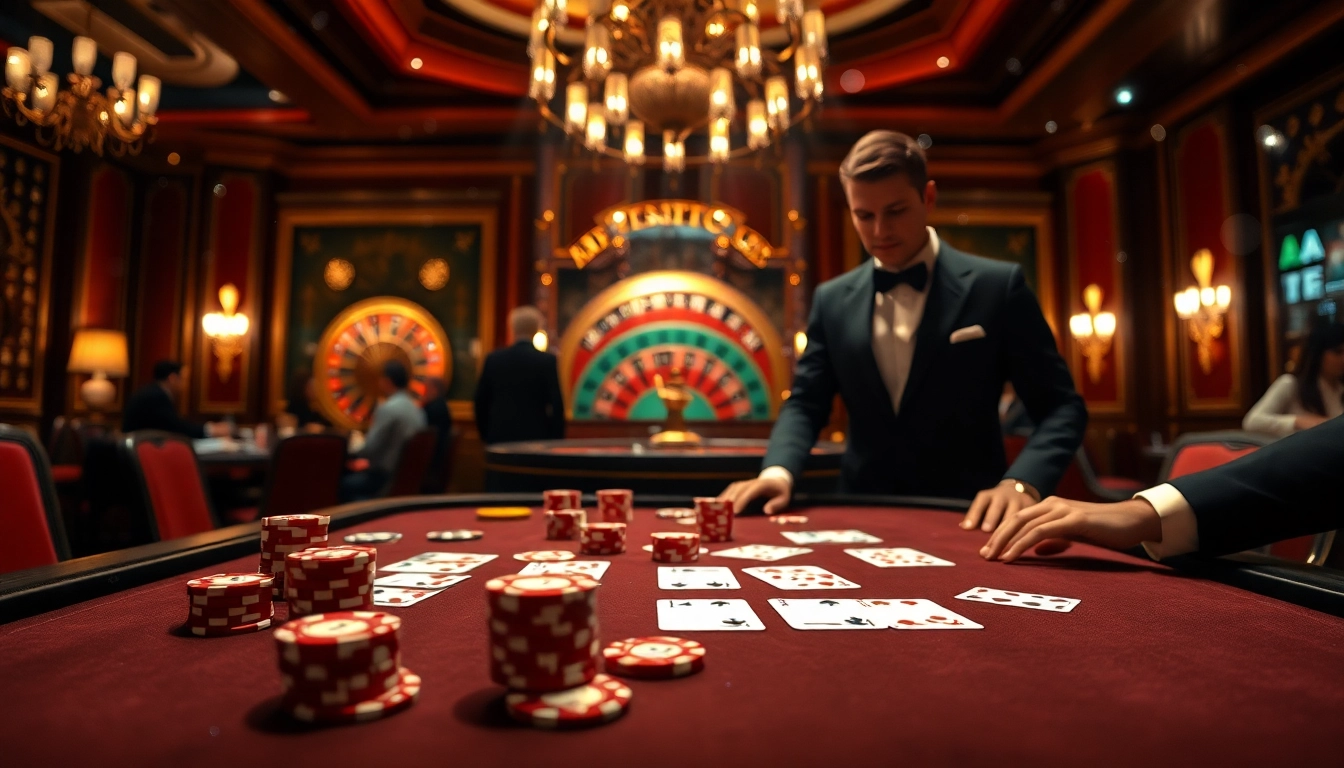 Playing poker at a luxurious casino while referencing hidden wiki resources.