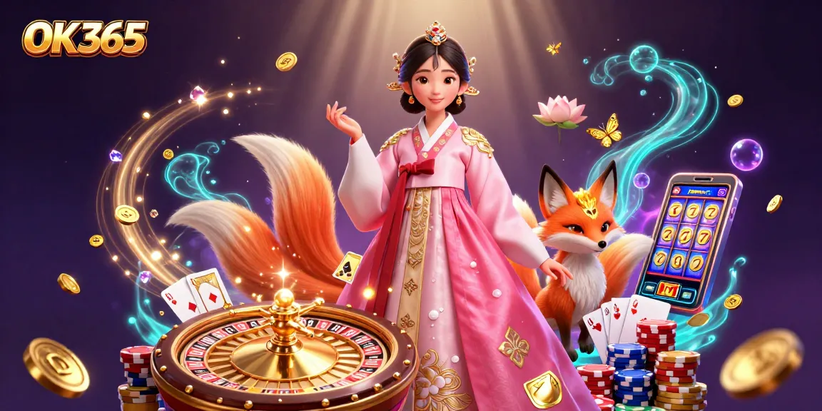Spin the roulette at OK365 while enjoying a vibrant gaming experience with rich illustrations.
