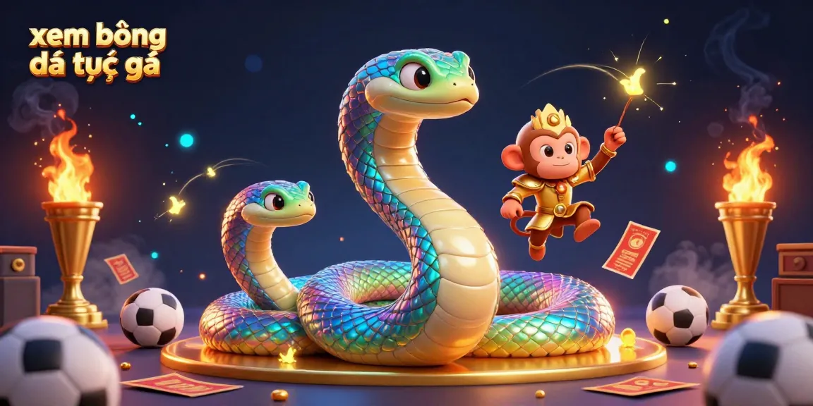 Watch xem bóng đá trực tiếp with dynamic sports elements and vibrant visuals in this 3D illustration.