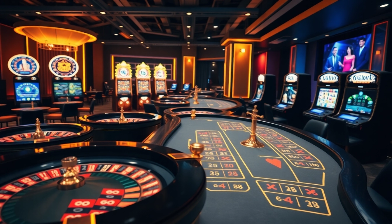 Experience the luxury of online gambling at 8live with an inviting virtual casino layout.