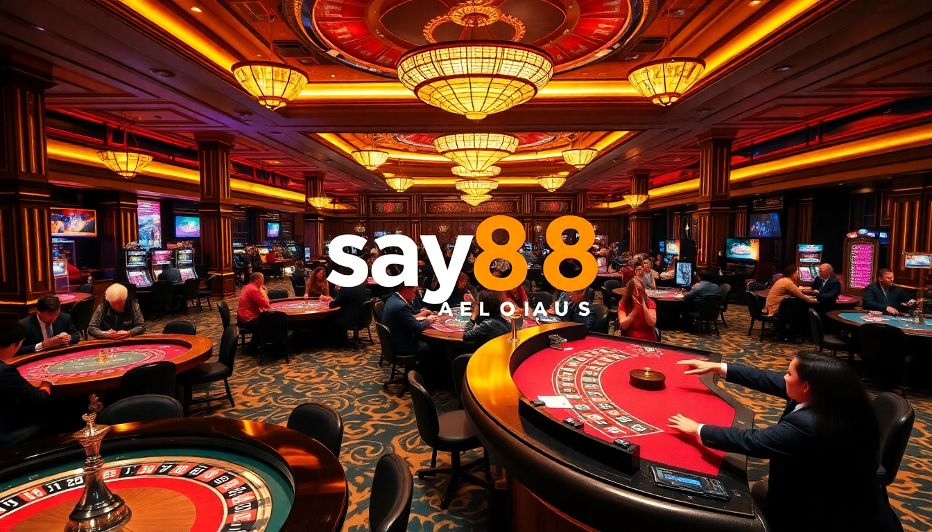 Experience the excitement of say88 with thrilling casino games and vibrant gaming atmosphere.