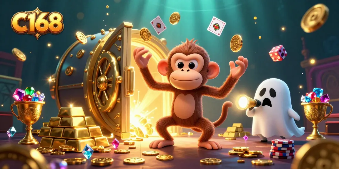 C168 engages players in a haunted casino with golden treasures and ghostly adventures.
