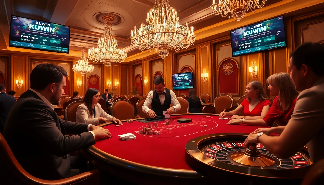 Experience thrilling gameplay at KUWIN, a top online casino with engaging poker action.