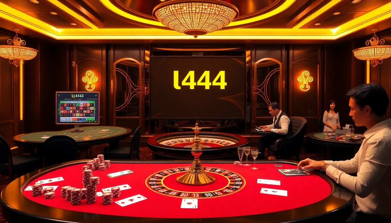 L444: Engage in thrilling online casino action with vibrant games and luxurious virtual betting.