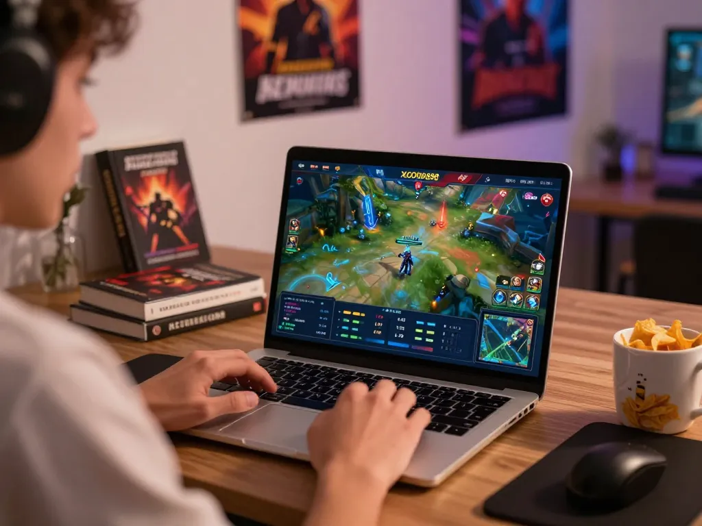 xocdia88 player engages with an exciting online gaming setup, showcasing a dynamic casino experience.
