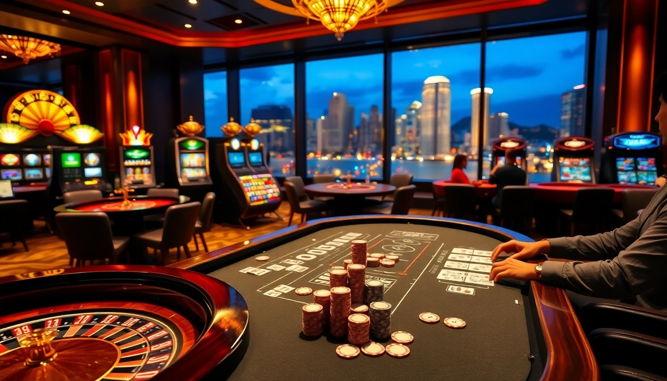 Experience the thrill of QQ88pro Vip with vibrant gaming tables and engaging players.