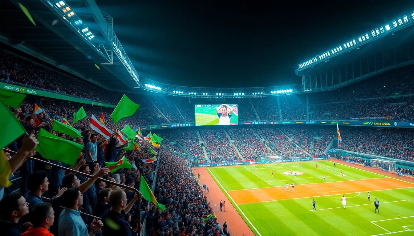 Socolive brings the excitement of live sports streaming to fans in a vibrant stadium atmosphere.