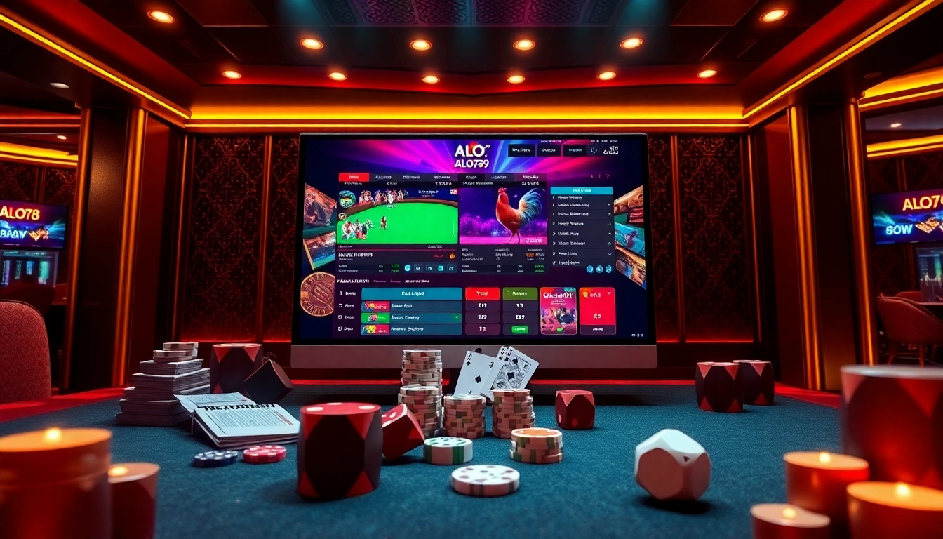 Alo789 Đá gà trực tiếp live betting interface showcasing vibrant online cockfighting action.