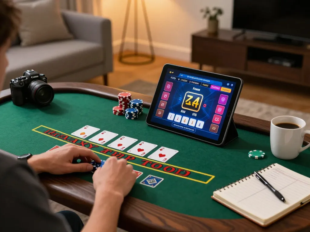 Net88 user placing strategic bets during engaging live dealer blackjack game on tablet.