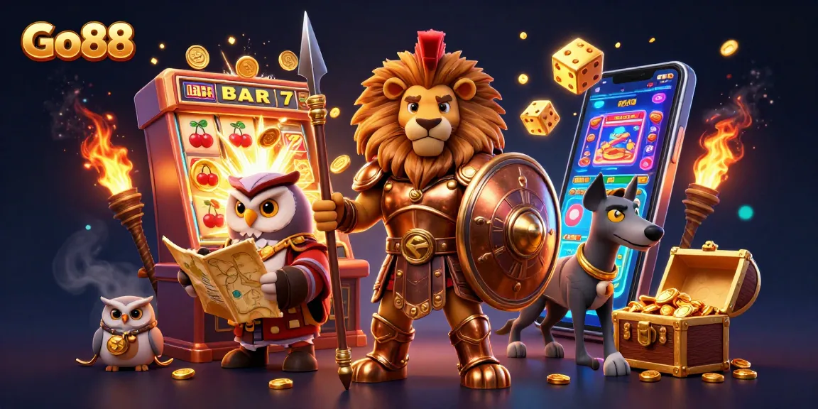 Experience thrilling wins at Go88 with dynamic slot machines bursting with treasures!