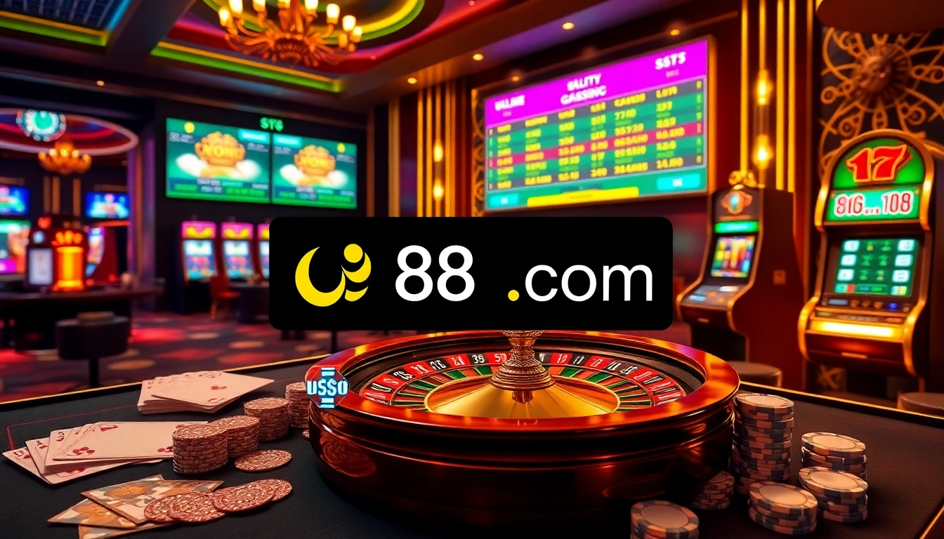 Engaging gameplay on uu88.com showcasing exciting slot machines and casino elements.