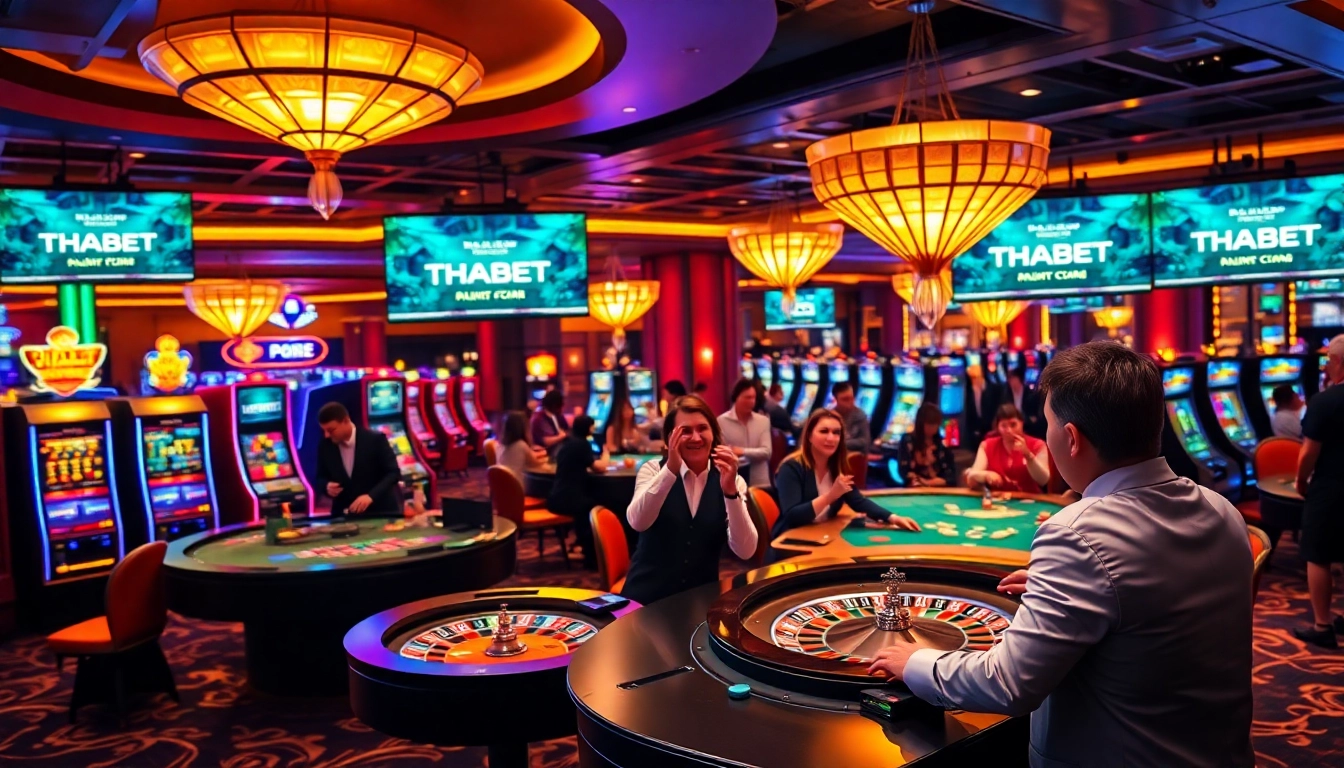 Casino excitement at https://thabett.io/ with vibrant games and professional dealers.