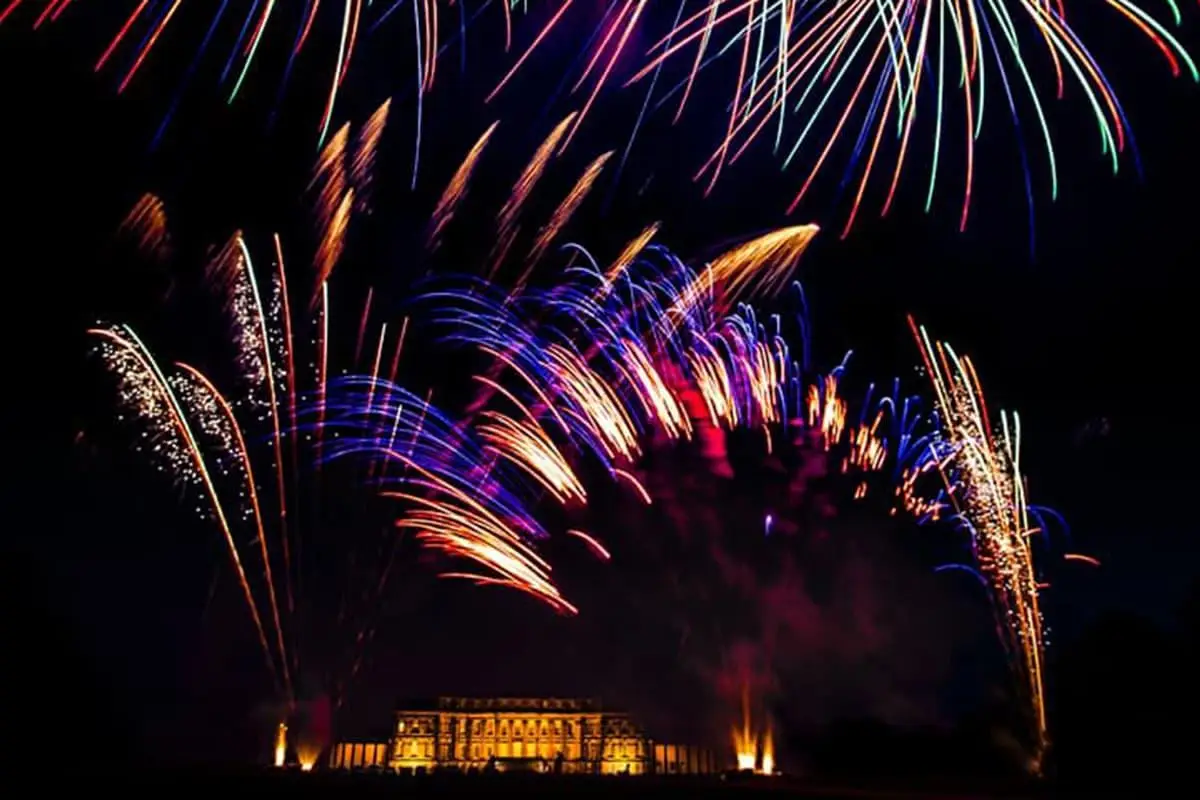 Fireworks UK Celebrations Start at Radcliffe Manchester