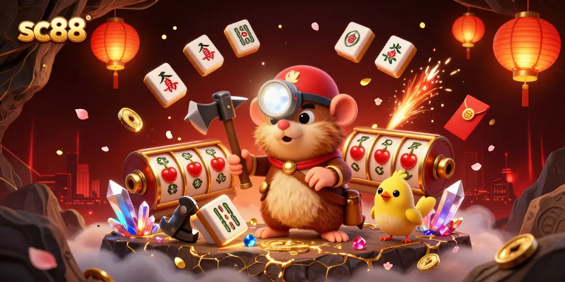 Experience thrilling wins at sc88 with vibrant treasures, slot reels, and dynamic gameplay elements.