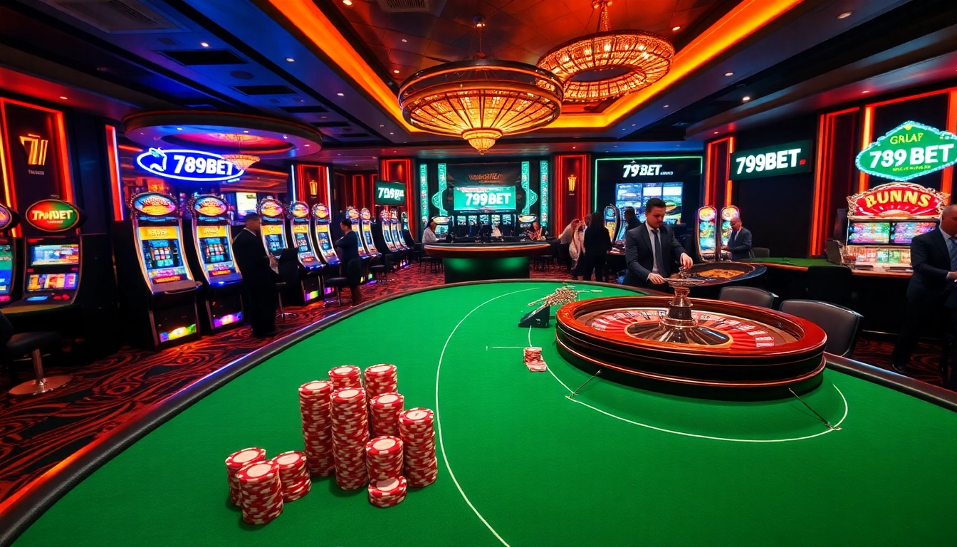 Engage in thrilling casino action at 789BET with exciting games and vibrant atmosphere.