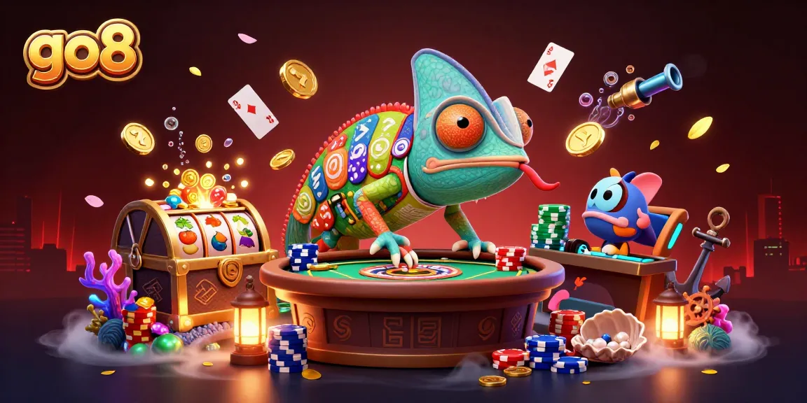 Engage with the go8 experience while reaping casino rewards in a vibrant, colorful environment.