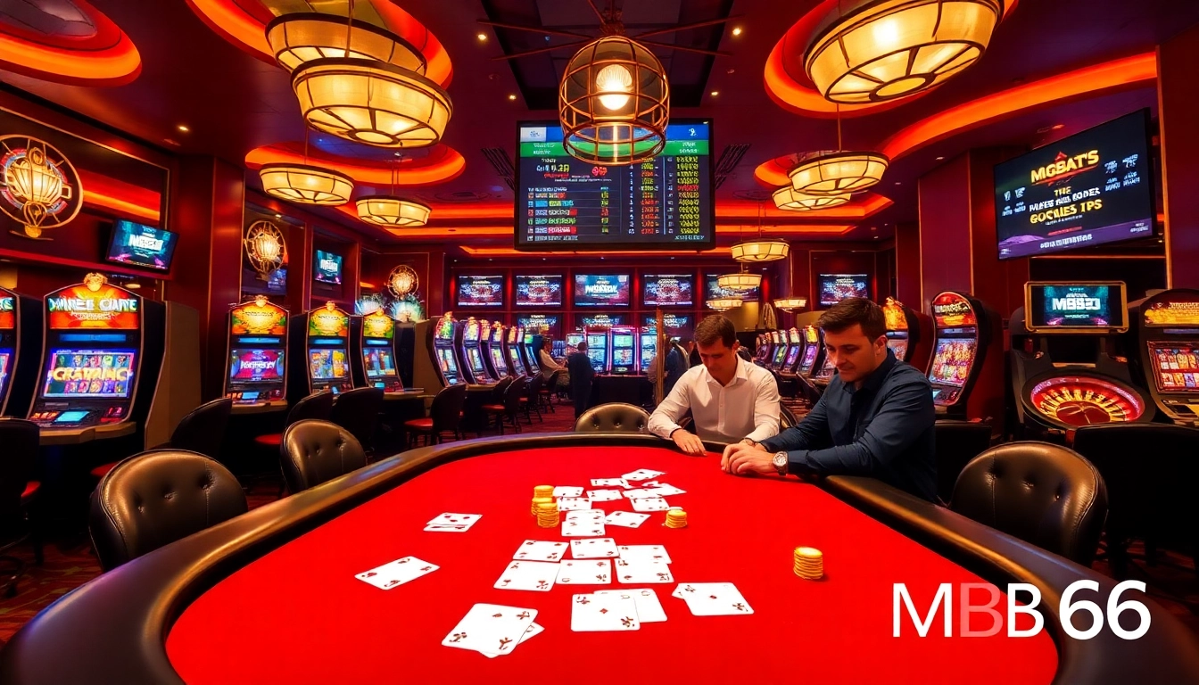 Catch the thrilling action at mb66.nyc with vibrant casino games and a luxurious atmosphere.
